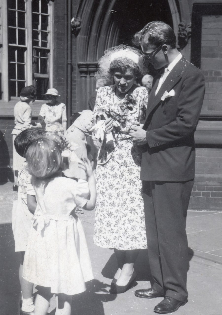 Lorna Rainbow and Bob Arnold's wedding