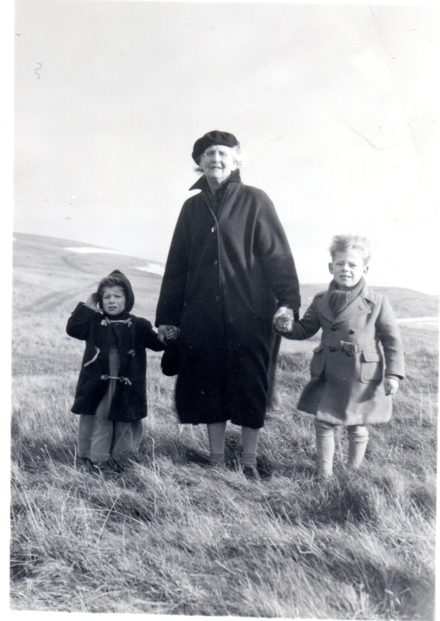 Auntie Phyl with Stephen and Geoffrey